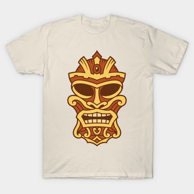 Funny Tribal Tiki Head T-Shirt by allovervintage